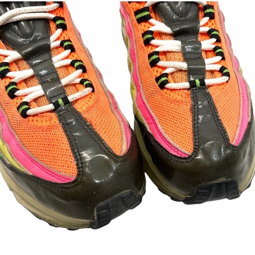 Nike Air Max 95 360 Neon Rainbow Athletic Training Shoes Men’s 8 - Picture 4 of 14